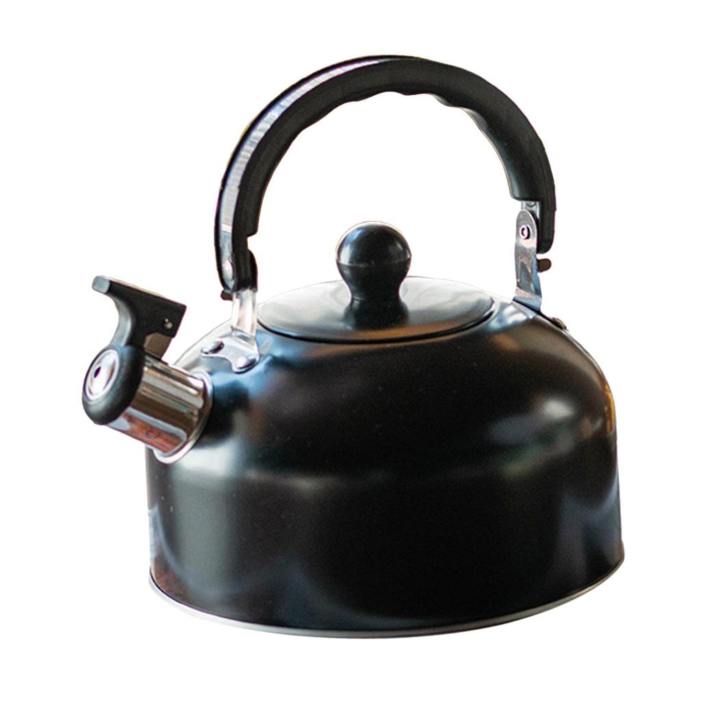 Whistle kettles stainless Steel anti rust beep Black