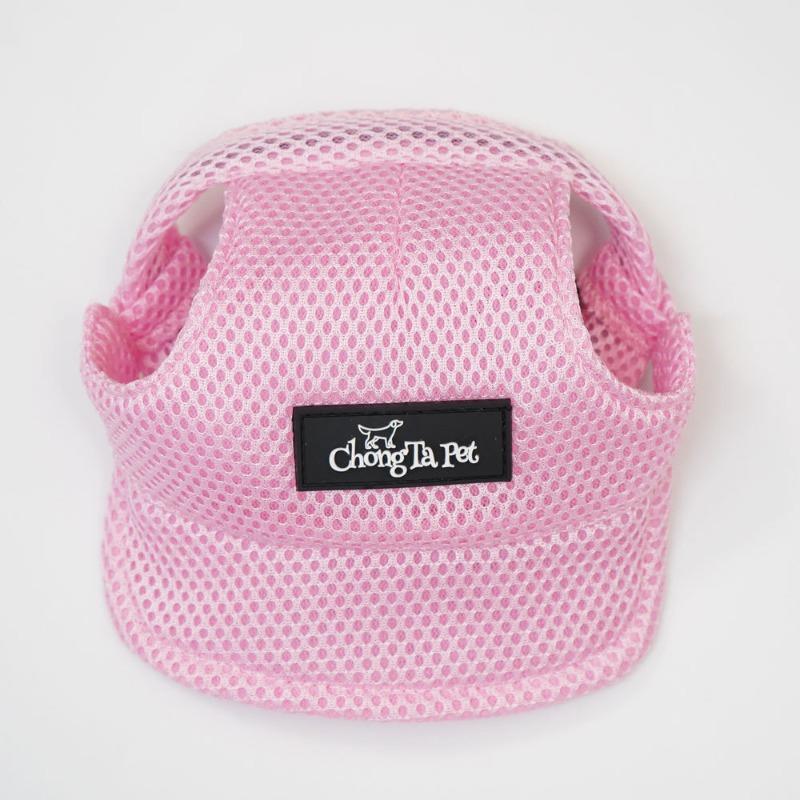 Cute Pet Baseball Cap Ear Hole Design Outdoor Sun Hat Dog Visor Cap for Golden Retriever Labrador Big Dogs Walking Travel Pet Accessories