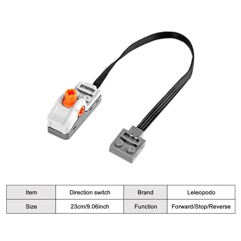 Remote 2.4G Control Receiver Component Programmable Sprayer Motor Telescopic Push Rod Music Box Power Parts Building Block Led