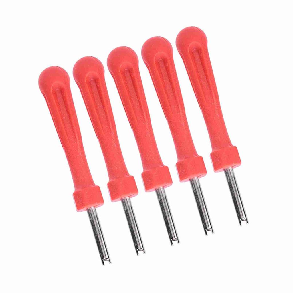 5PCS Durable Valve Core Wrench Tyre Valve Core Removal Tool Air Valves Repair Tool