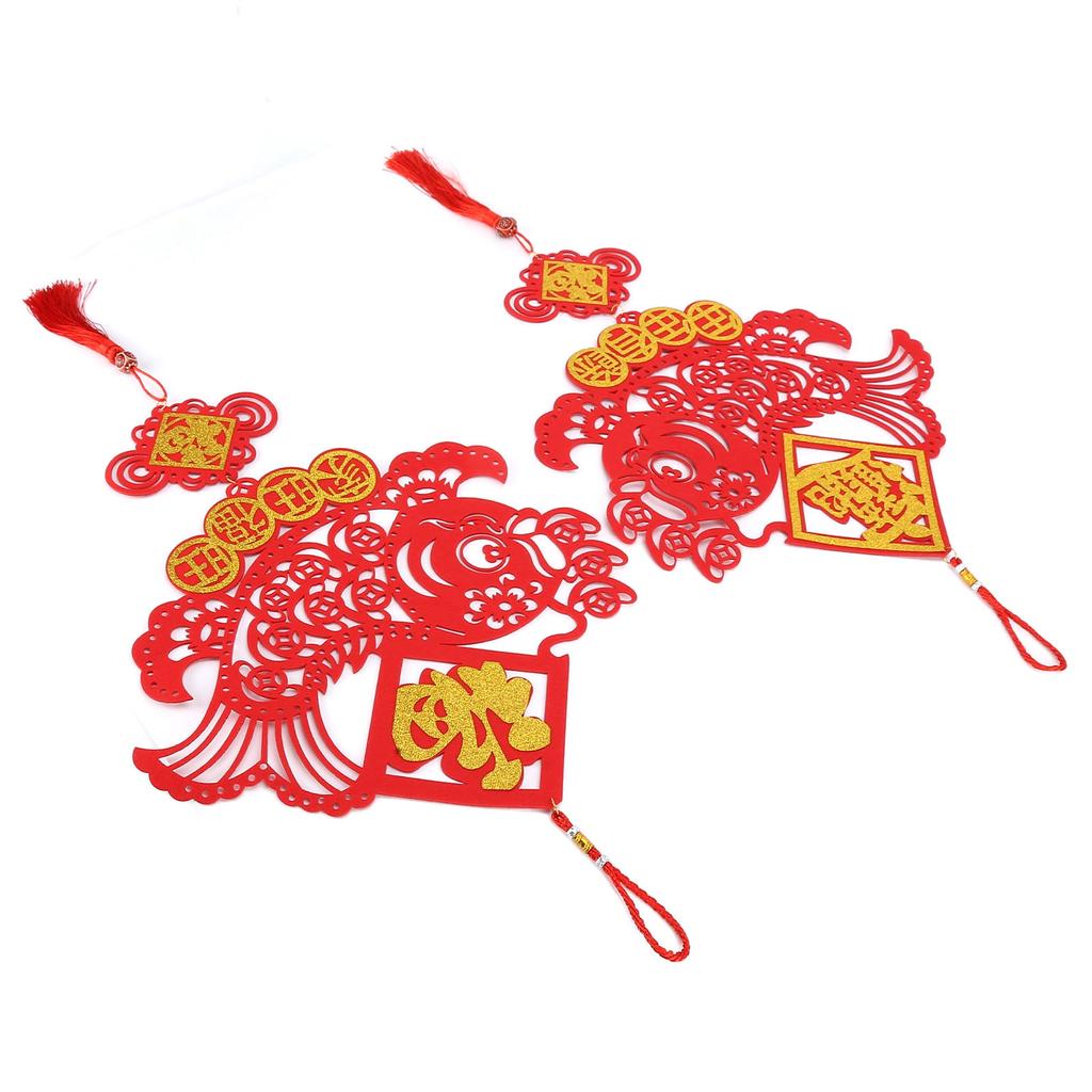 Chinese New Year Hanging Pendant Fu Character Celebration Thickening Festive Activities Ornament