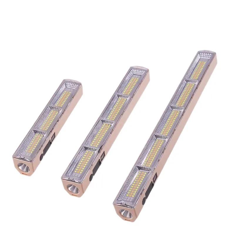 Rechargeable Camping Light Waterproof Camping Lamp Tube Dimmable LED Magnetic Lamp Tube with Hook Outdoor Camping Equipmentnt