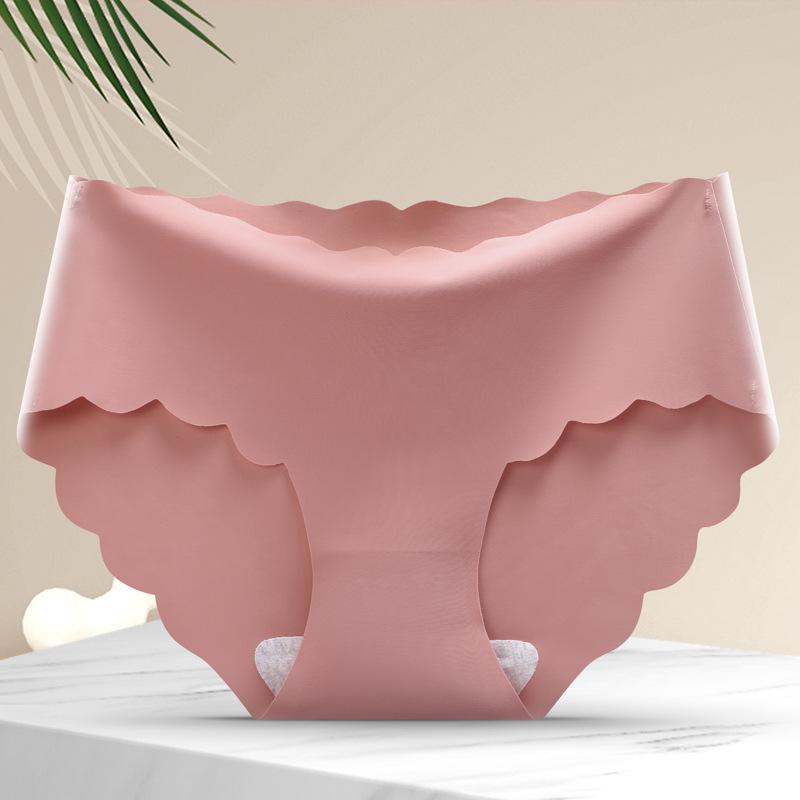 

Трусики Ice Silk женские хлопковые треугольные брюки большого размера M розовый