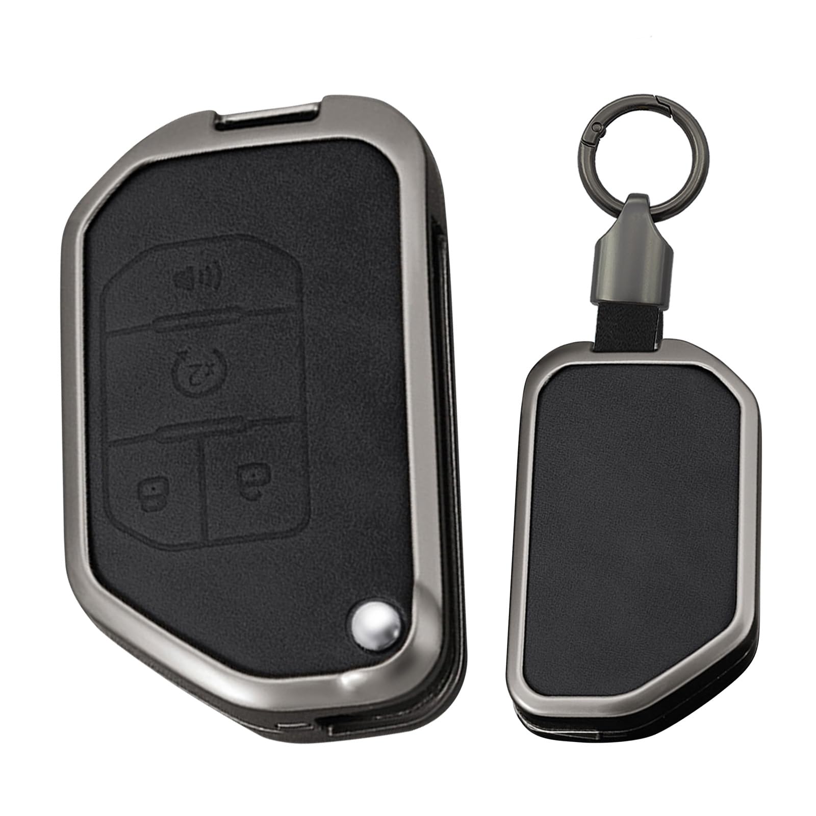 [TECART] Jeep Key Case Key Cover Jeep Wrangler JT JLU чёрный