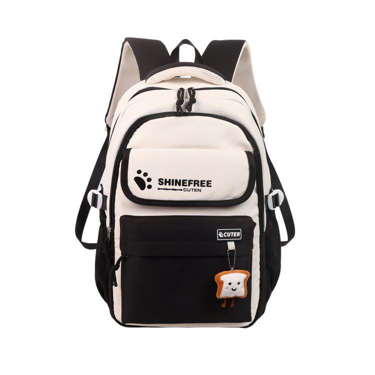 Schoolbag new large capacity ins Internet celebrity lightweight and simple versatile schoolbag college student junior high school student backpack