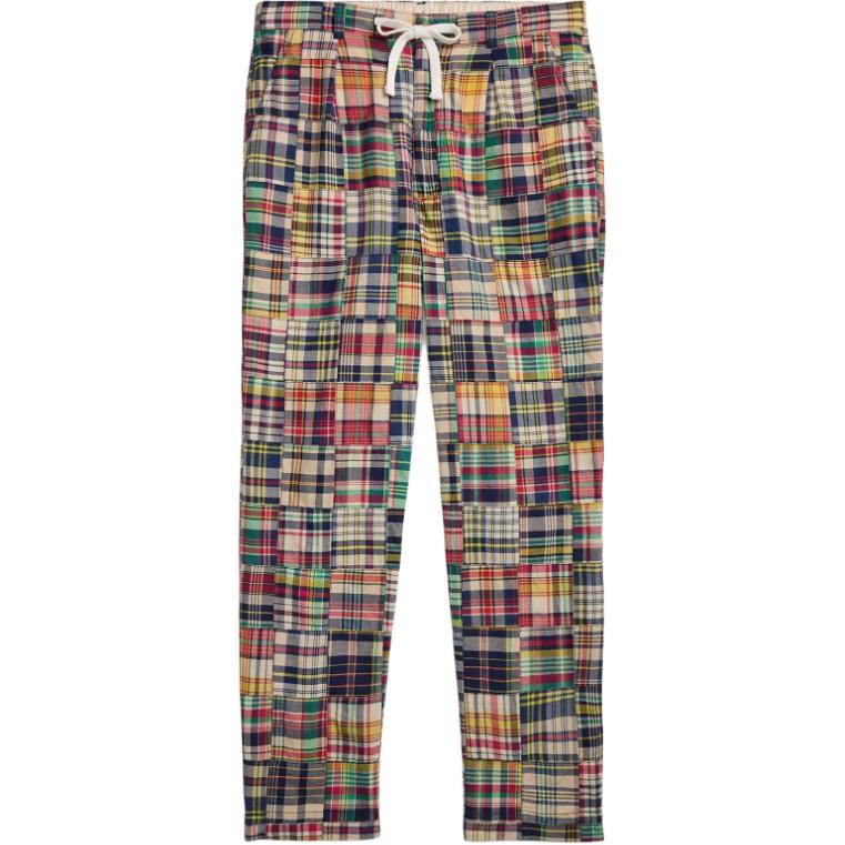 Polo Ralph Lauren Preppy Style Loose Fit Patchwork Plaid Trousers Men bottoms Multicolor MNPOPNT14H20086-999