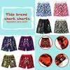 Ready Camouflage Shark Head Printed Cotton Shorts For Men Youth Fashion**