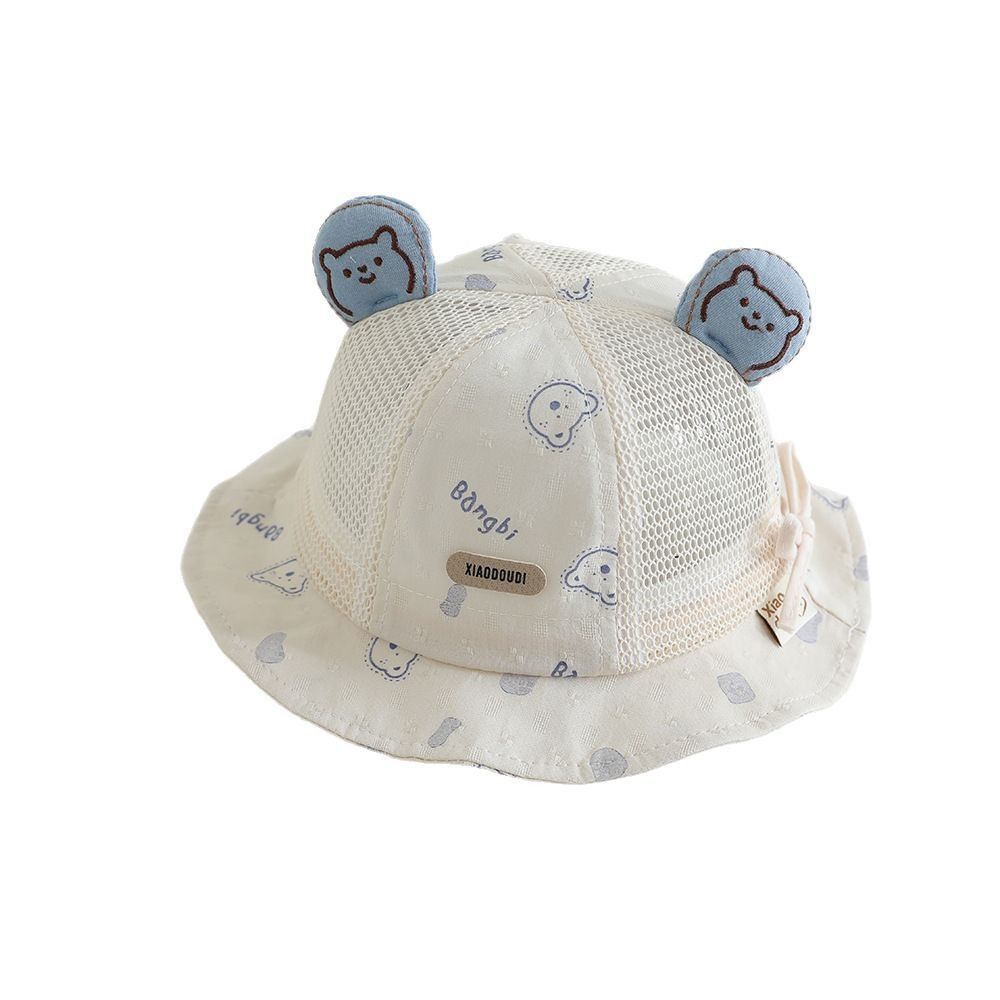 Baby Sun Hat Summer Mesh Kids Adjustable Wide Brim Cap For Sun Protection