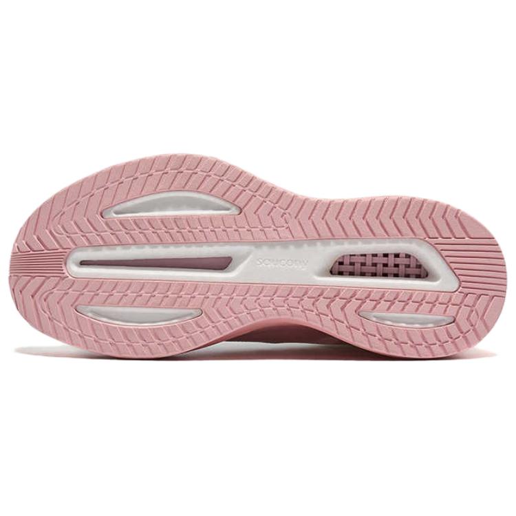 SAUCONY Grid Id Comfortable Versatile Lightweight Shock Absorbing Durable Low Top Running Shoes Women Sneaker White Pink S18246-1