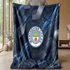 Manchester City Theme Blanket Soft Flannel Blanket Plush Throw Blanket Cozy Sofa Bed Blanket for Home Decor