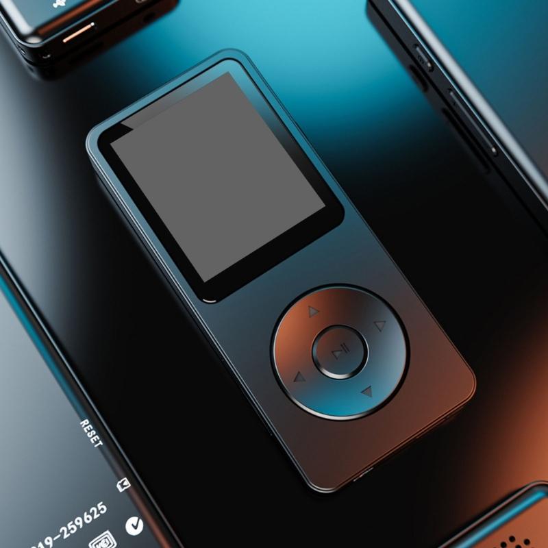 Portable MP3 Player Bluetooth-compatible Wireless Auxiliary Connectivity 1.8Inch Display Music Player E-Book Voice Recorder