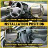 4pcs Ide Gray Left Right Door Handles Fit 1998-2002 Toyota Prizm