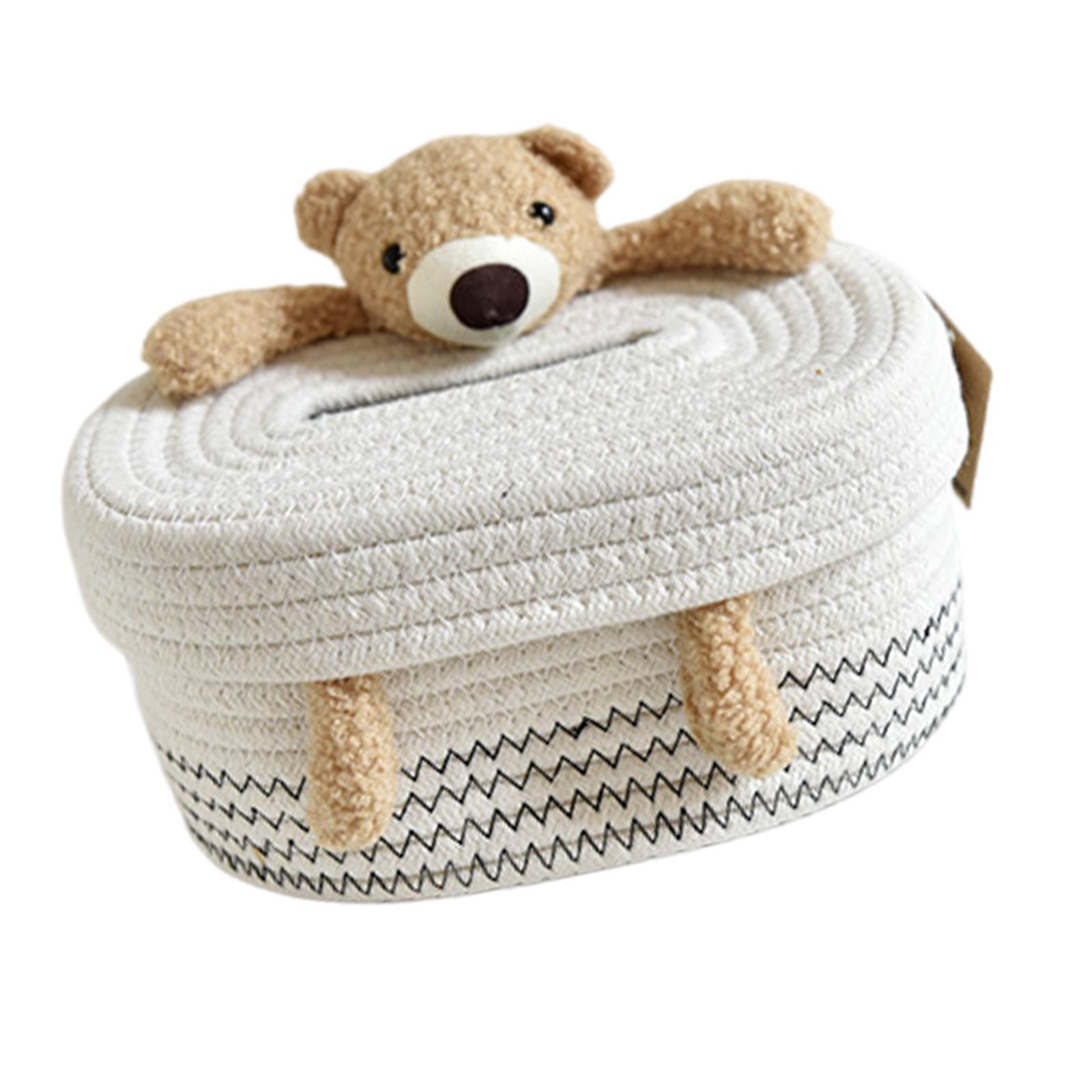 

Lovely Desktop Tissue Box Holder Convenient Desk Accessory Tissue Box Cute Animal Themed Paper Storage Container C