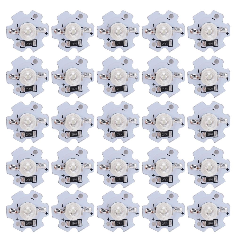 25 Stück 5V LED-Chips 200LM 3W Hochleistungs-LED-Lampenperlen für DIY-Beleuchtungskörper