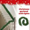Christmas Tree PVC Lamp Rattan Christmas Wreath Door Hanging Christmas Decorations.