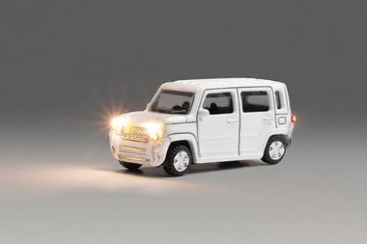 KATO N Gauge Just Plug Light SUV White Diorama Supplies 24-683A