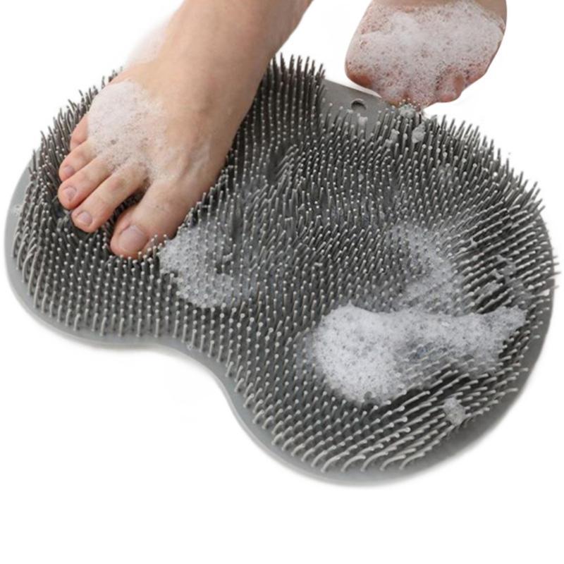 Foot Back Brush Bathroom Not Slip Bath Pad Shower Massage Pad for Women Men