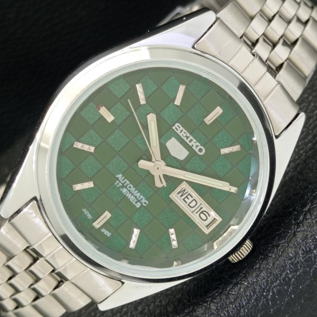

ЯПОНИЯ SEIKO 5 АВТОМАТИЧЕСКИЕ МУЖСКИЕ 6309A ВОССТАНОВЛЕННЫЕ ЧАСЫ С ЦИФЕРБЛАТОМ ЗЕЛЕНОГО ЦВЕТА a440266-9 Sk-a440266-1