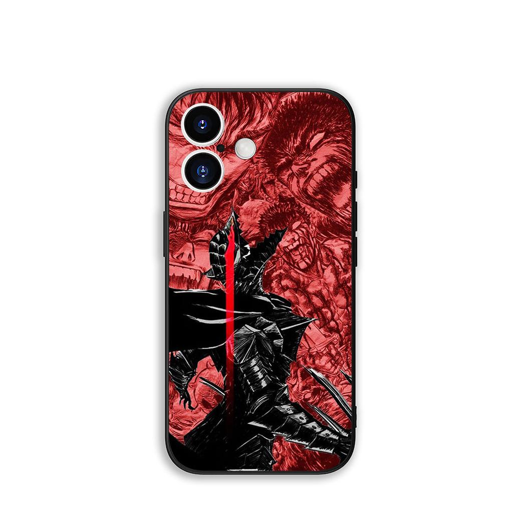 Phone Cover B-Berserks Poster Guts Casing for Apple iPhone 16 15 14 Plus 13 12 Mini 17 Pro Max + ProMax 16E Air 15+ Case