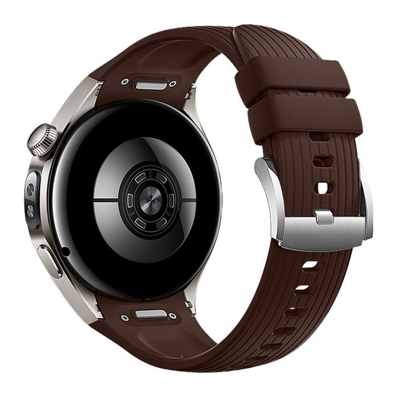 Klockarmband för Huawei Watch 5 42 46mm Män Kvinnor Armband för Huawei Watch 5 42/46mm Tryck Snabbkoppling Silikonarmband Armband