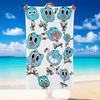 Quick Dry Beach Towel Amazing World of Gumball Pattern, Lightweight Absorbent Towel for Pool Beach Vacation Use