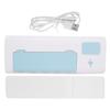 UVC Toothbrush Holder Wall Mounted Rack USB Rechargeable PunchFree Organizer for Bathroom