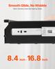 VEVOR 33" Wide Under Desk Drawer Slide Out, Under Desk Mounted Pull-out Drawer Attachment, Hidden Desktop Storage Organizer