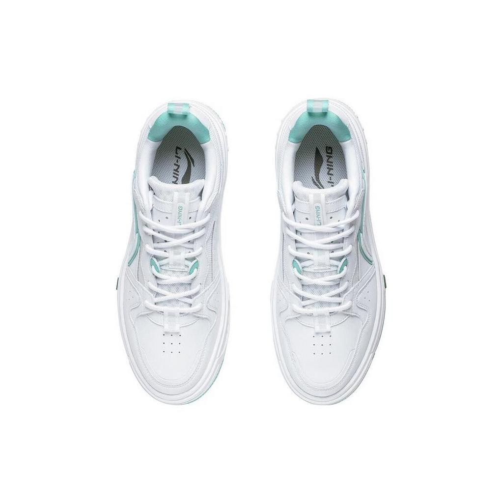 Li Ning Textile, Synthetic Leather Slip Resistant, Abrasion Resistant, Height Increasing Low top Skateboard Shoes Men's AGCT143-1