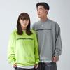 APOSTROPHE COMMA Basic Full Name Logo Sweatshirt (Grey/Black)