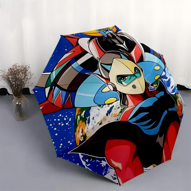 Ultraman, Space Hero- Automatic Opening and Closing, 8-rib Structure Portable Umbrella, Suitable for Men and Women In All Seasons - Perfect