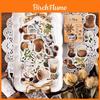 46 Pezzi Adesivi per Diario Scrapbook con Motivo Caffè con Bellissime Illustrazioni per Decorazioni Creative