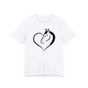 Horse Shape Heart Graphic Print Women Tee Summer Short Sleeve ONeck Loose Women Trendy Breathable Harajuku Casual Aesthetic Tee