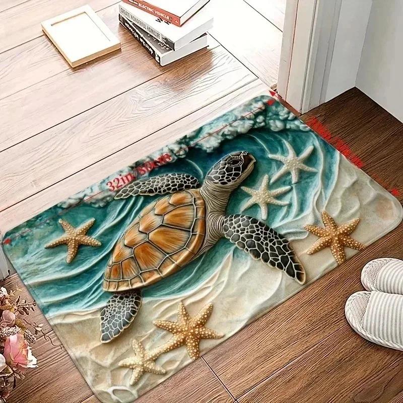 

1PC Duck Pattern Kitchen Rugs Non-Slip Door Mats Pop design Bathroom Rug Bath Mat Carpet for Home Sink Laundry Decor 400MMx600MM