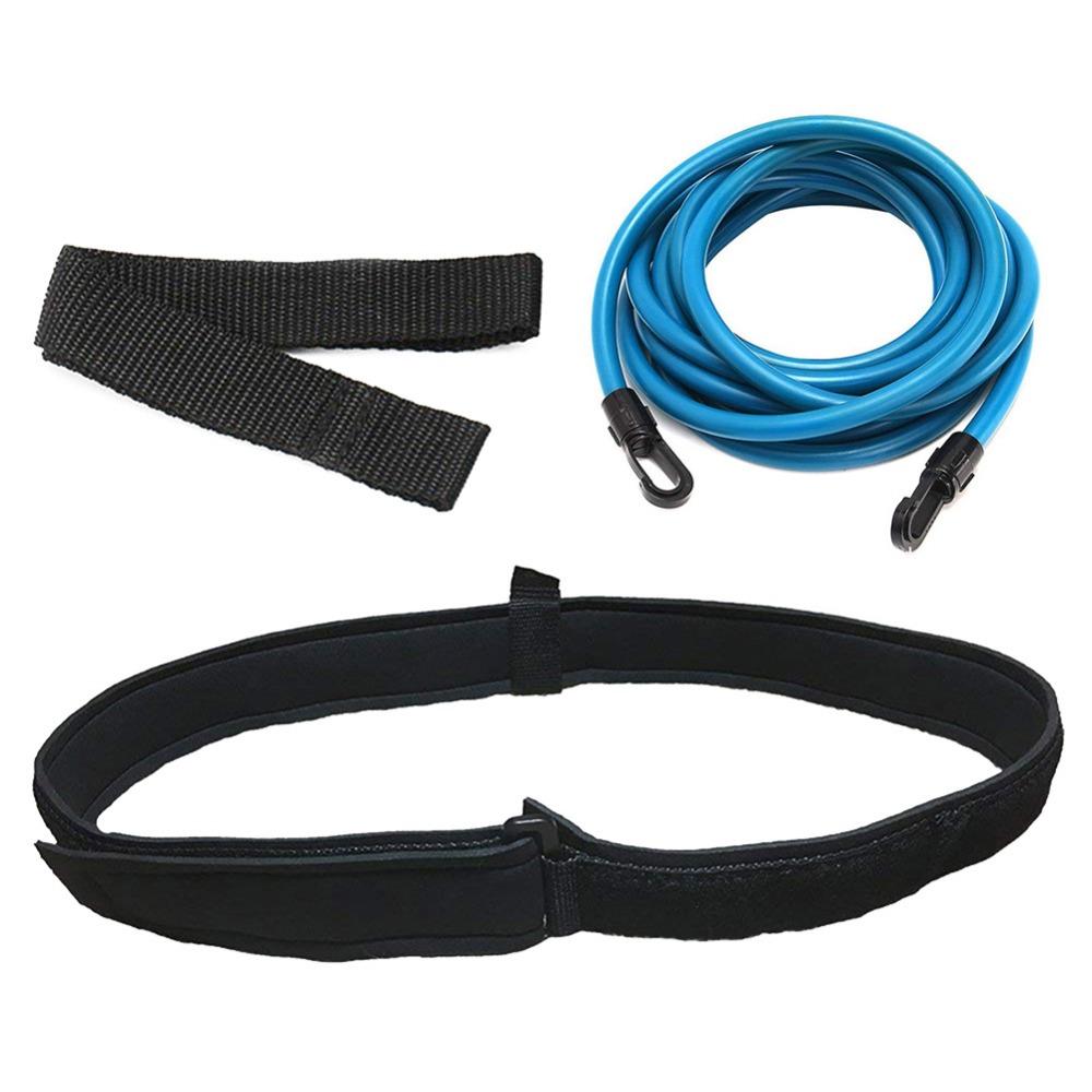 Training Band Swimming Bungee Exerciser Swimming Pool Exerciser Swim Training Resistance Belt