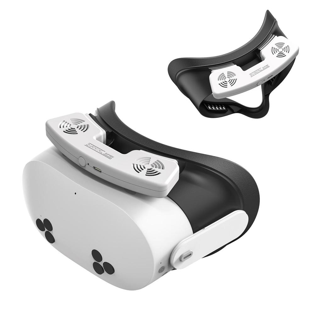 Meta Quest 3 S Větrací chladicí ventilátor Ledový hedvábí Proti zamlžování a proti zapařování Náhradní maska