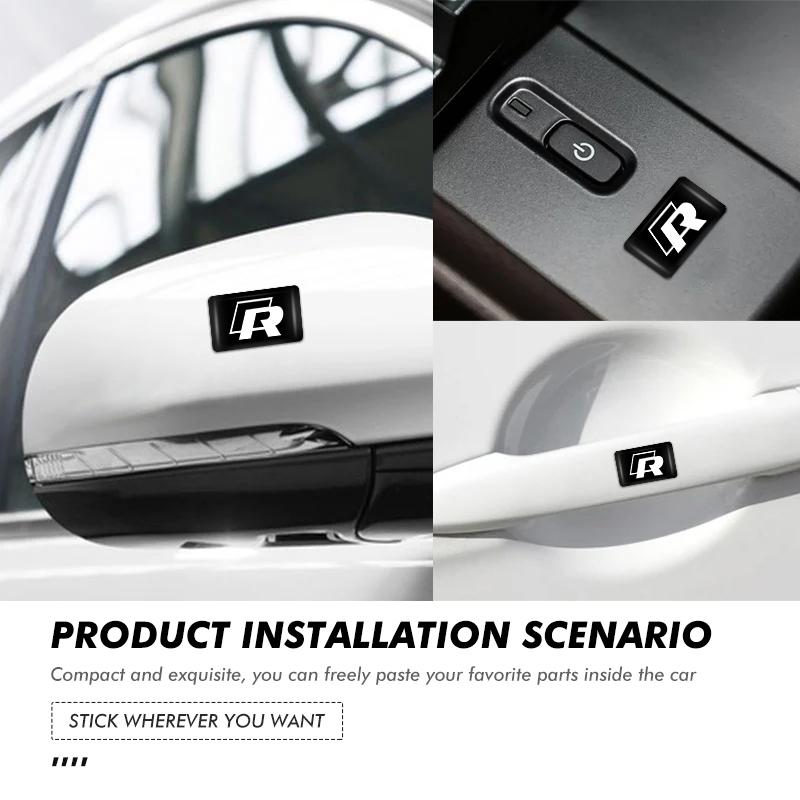 Car Logo Steering Wheel Hub Caps Center Emblem Badge Sticker For Volkswagen VW Golf Polo 4 5 6 Passat B5 B6 B7 CC Jetta Tiguan