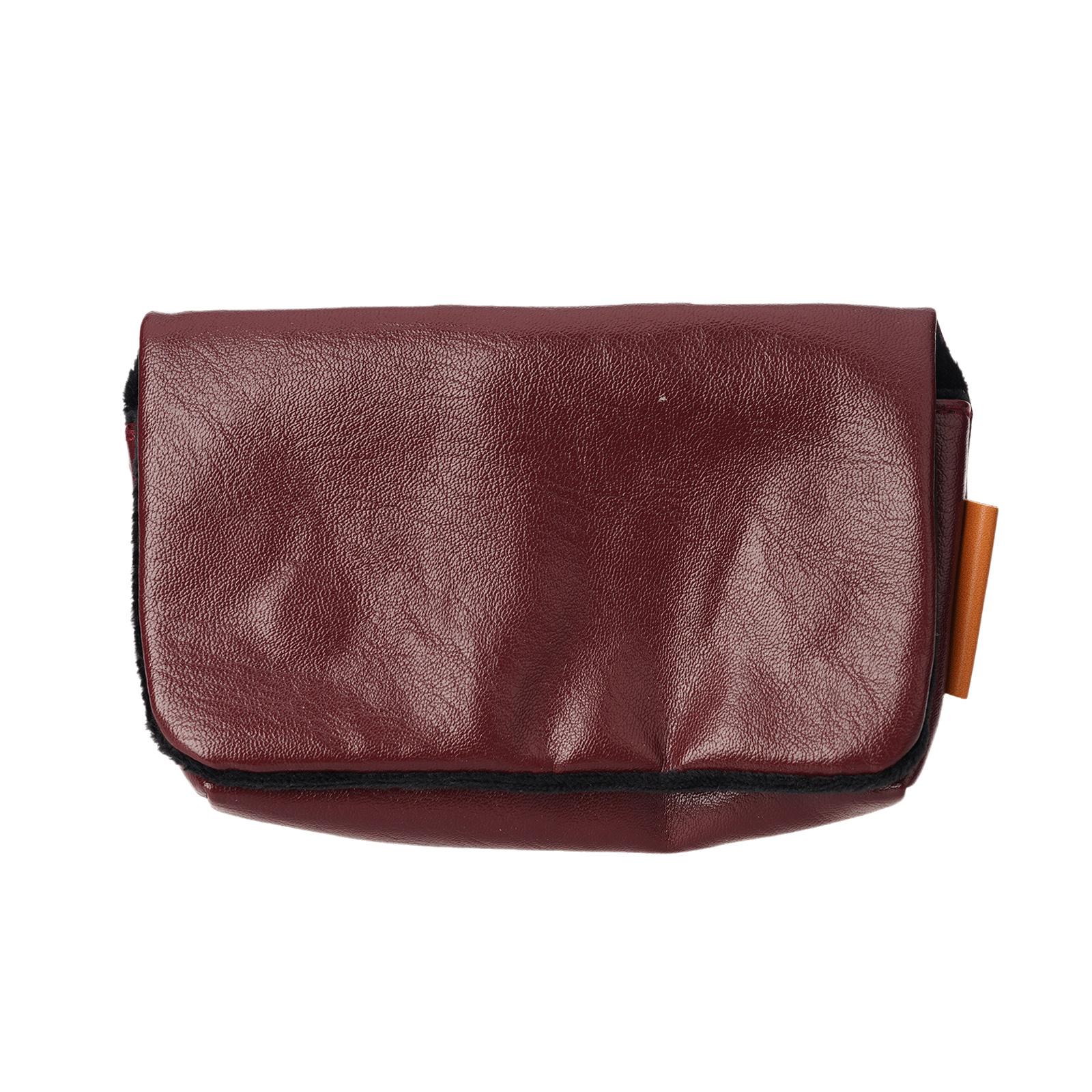 

Мягкий чехол из искусственной кожи для камеры, легкая сумка для камер серии RX100 G9X LX, защитная сумка для переноски вино красного