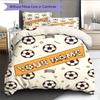 Custom Name,Vintage Sports Pattern Series Pattern Bedding Home Decoration Birthday Gift ( 1 duvet cover + 2 pillowcase, without core),fan merchandise.