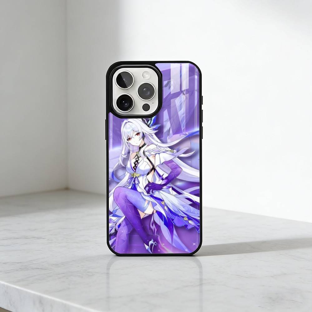G-Genshin S-Skirk-k Phone Case For iPhone17,16,15,14,13 Plus,Pro Max Magnetic For Magsafe Wireless Charging