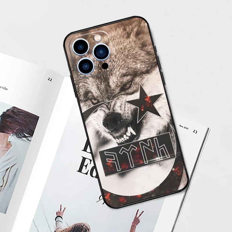 Turkey Turkish Flag Wolf Phone Case For iPhone 11 12 13 14 15 16 Pro Max Plus 12 13 Mini 7 8 X XR XS MAX Cover Shell