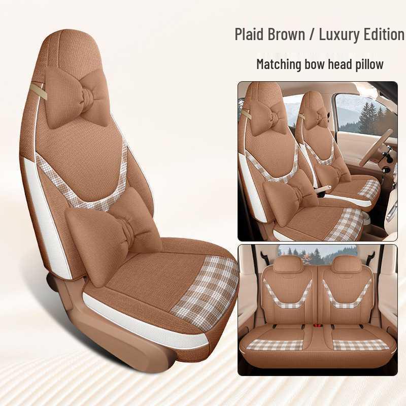 Wuling Hongguang MiniEV Macaron Linen Seat Covers - 5th Gen, 26 Models