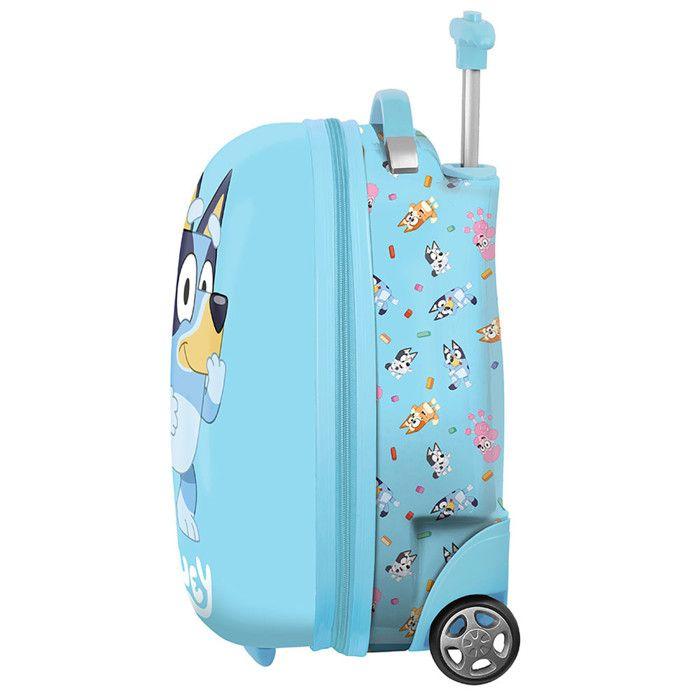 Valise Souple SAFTA - Trolley De Cabine Bleu Ciel 28x23x43cm - Cadenas À Combinaison - 4 Roulettes 360°