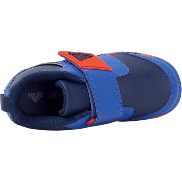 Adidas Fortaplay Ac Synthetic Leather Trendy Fashion Non-Slip Wear-Resistant Low-Top Walking Shoes Baby Shoes Blue BA9557