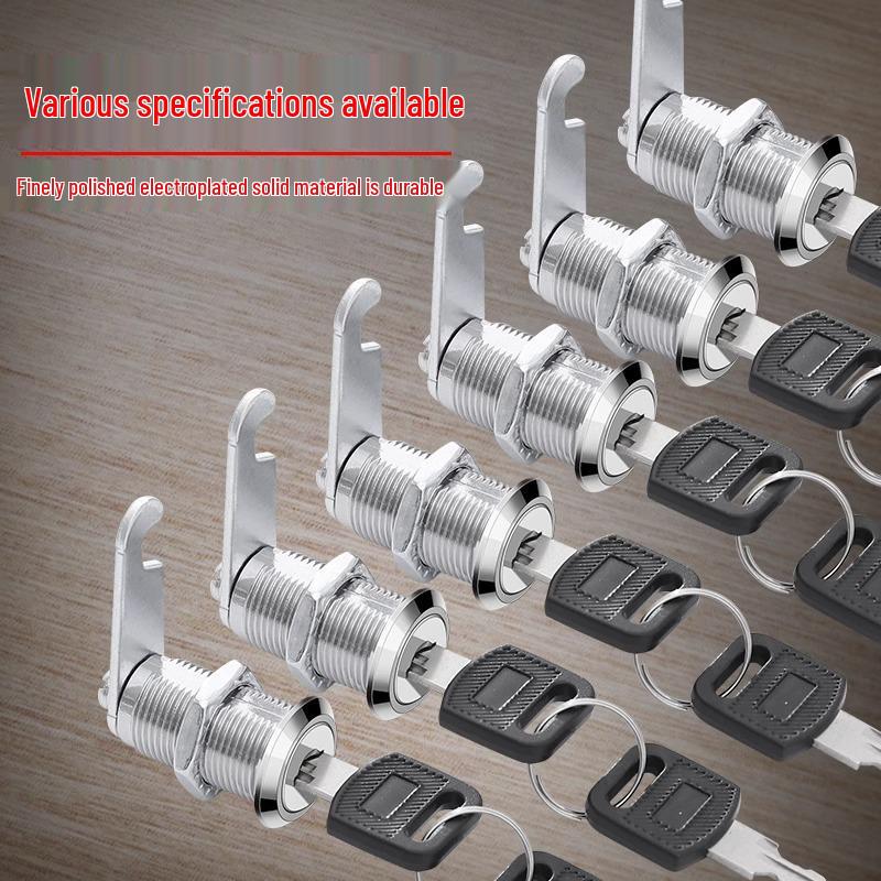 Cabinet Lock Core for Filing and Storage, Sheet Metal Locker, Door Latch, Keyed Hardware