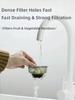 3pcs  Sink Filter for Kitchen and Bathroom, Anti Clogging Residue Collector, Multifunctional Mesh Filter Basket