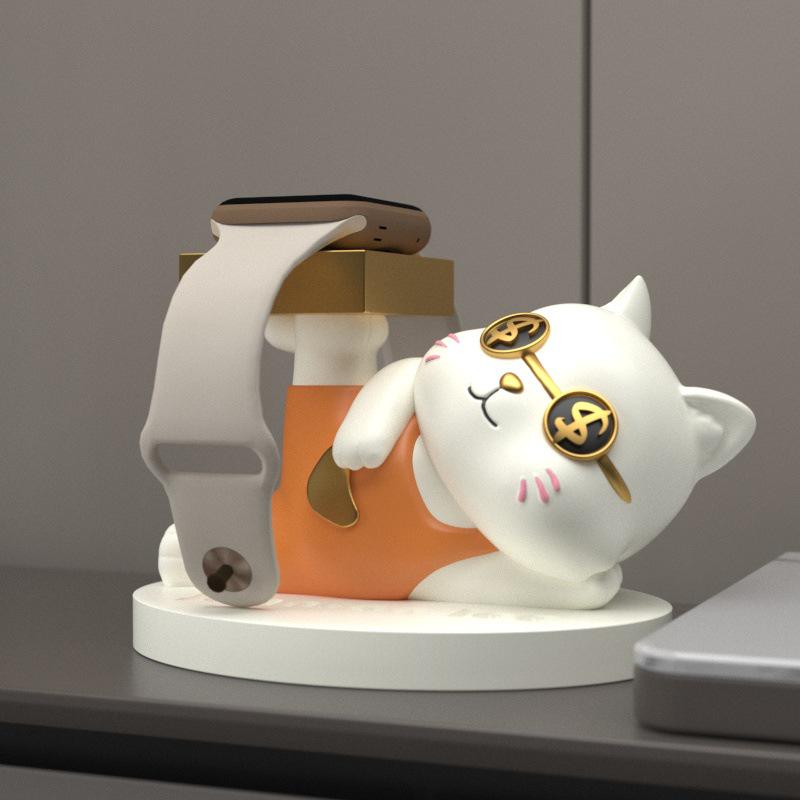 Charging Stand for Apple & Huawei Watches: Apple Watch, iWatch 8 - Creative Support Base & Ornament