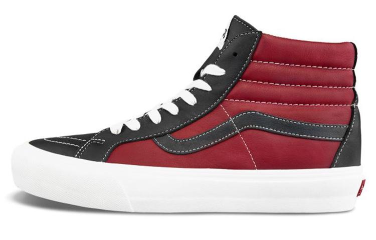 Vans SK8 Hi Reissue Vlt Lx Black Red VN0A4BVH22C 36.5