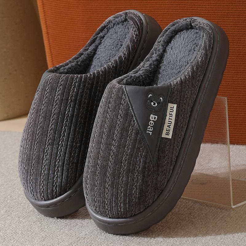 

Хлопковые тапочки для пары осень-зима бархатные теплые нескользящие домашние тапочки для помещений быстро раскупаемые горячие тапочки для согревания ног зимние 44-45 fits 43-44 yards