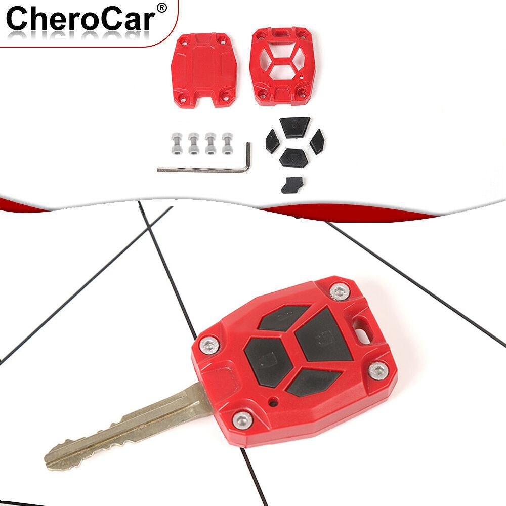 Car Key Fob Protector Cover Case Shell Trim Accessories for 4Runner 2010+ Red US