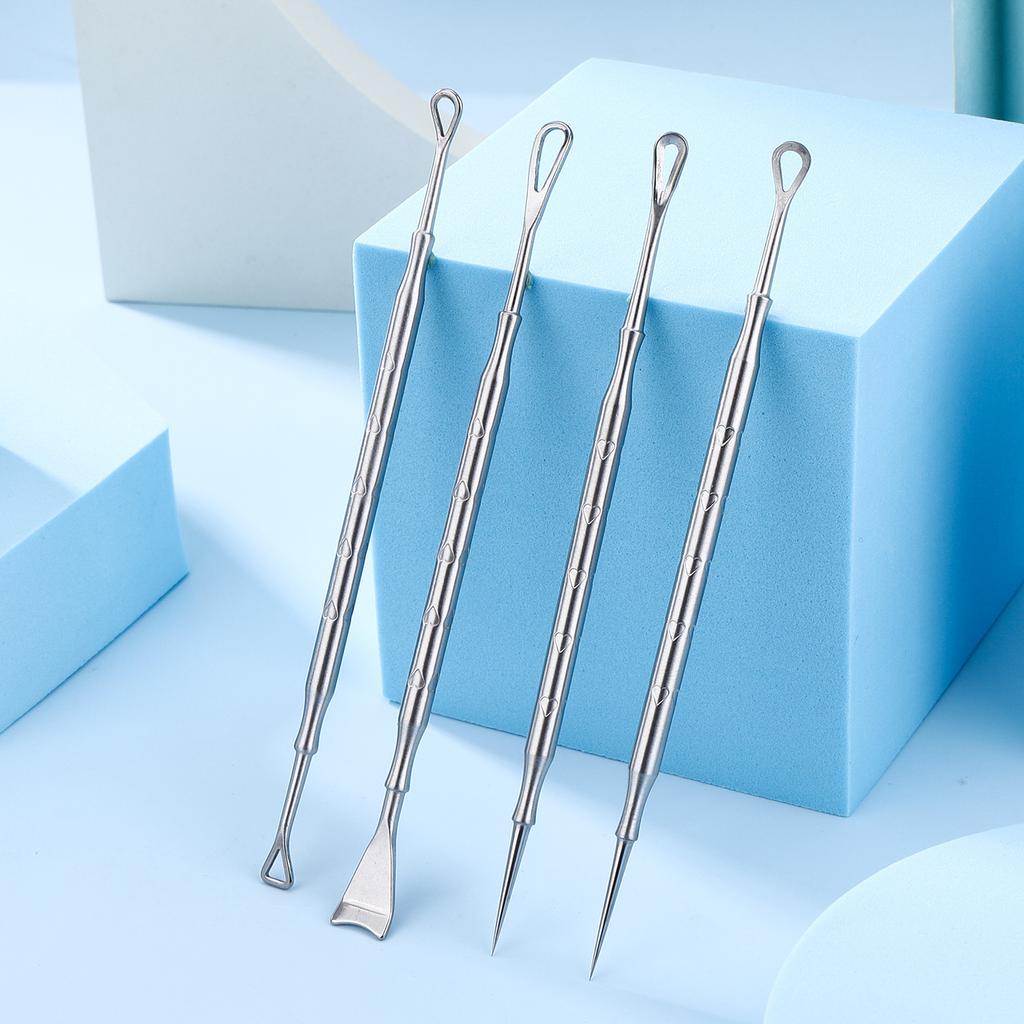 Acne Needle Blackhead Remover Pimple Popper Tool Cleaning Facial Closed Comedones Tool Acne Treatment Pore Cleanser Needle Tool